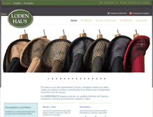 Tablet Screenshot of lodenhaus.com